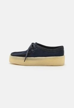 Clarks Originals Wallabee CupStringate SportiveNavy Donna Scarpe Piatte CL611E039-K11
