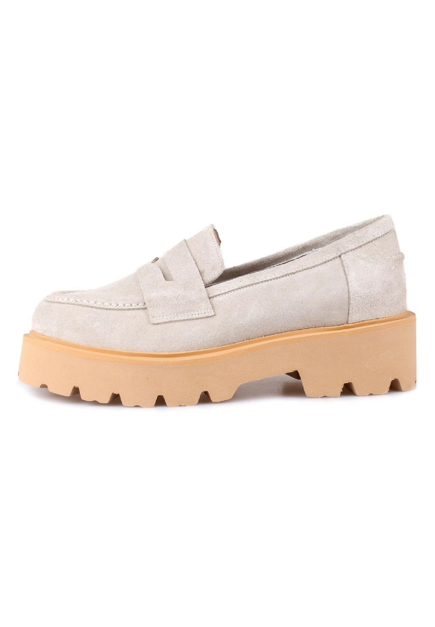 MocassiniBeige Donna Scarpe Piatte CEK11E028-B11 - immagine 8