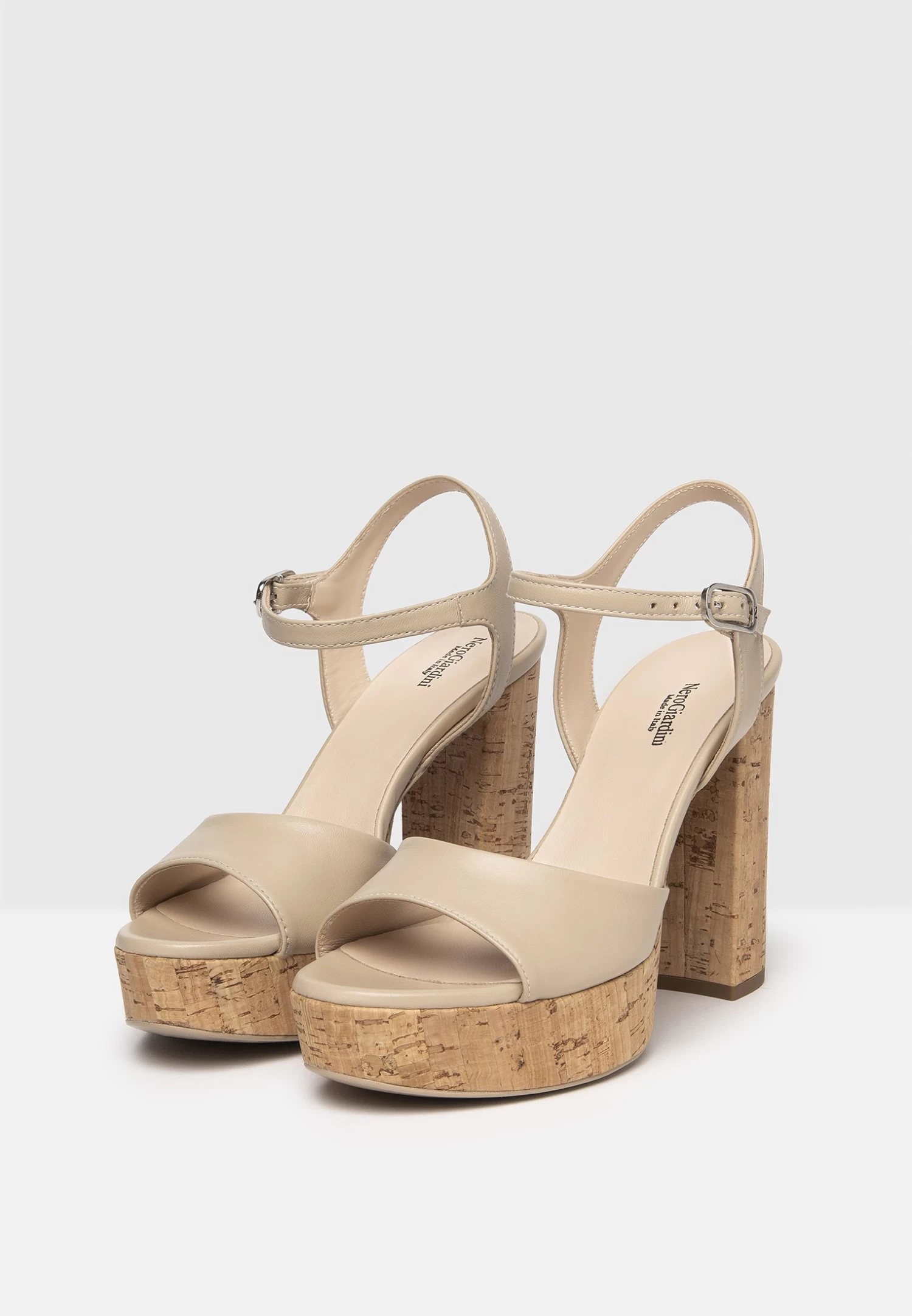 NeroGiardini Sandali Con TaccoLino Donna Tacchi Alti NET11A0OT-B11 - immagine 3