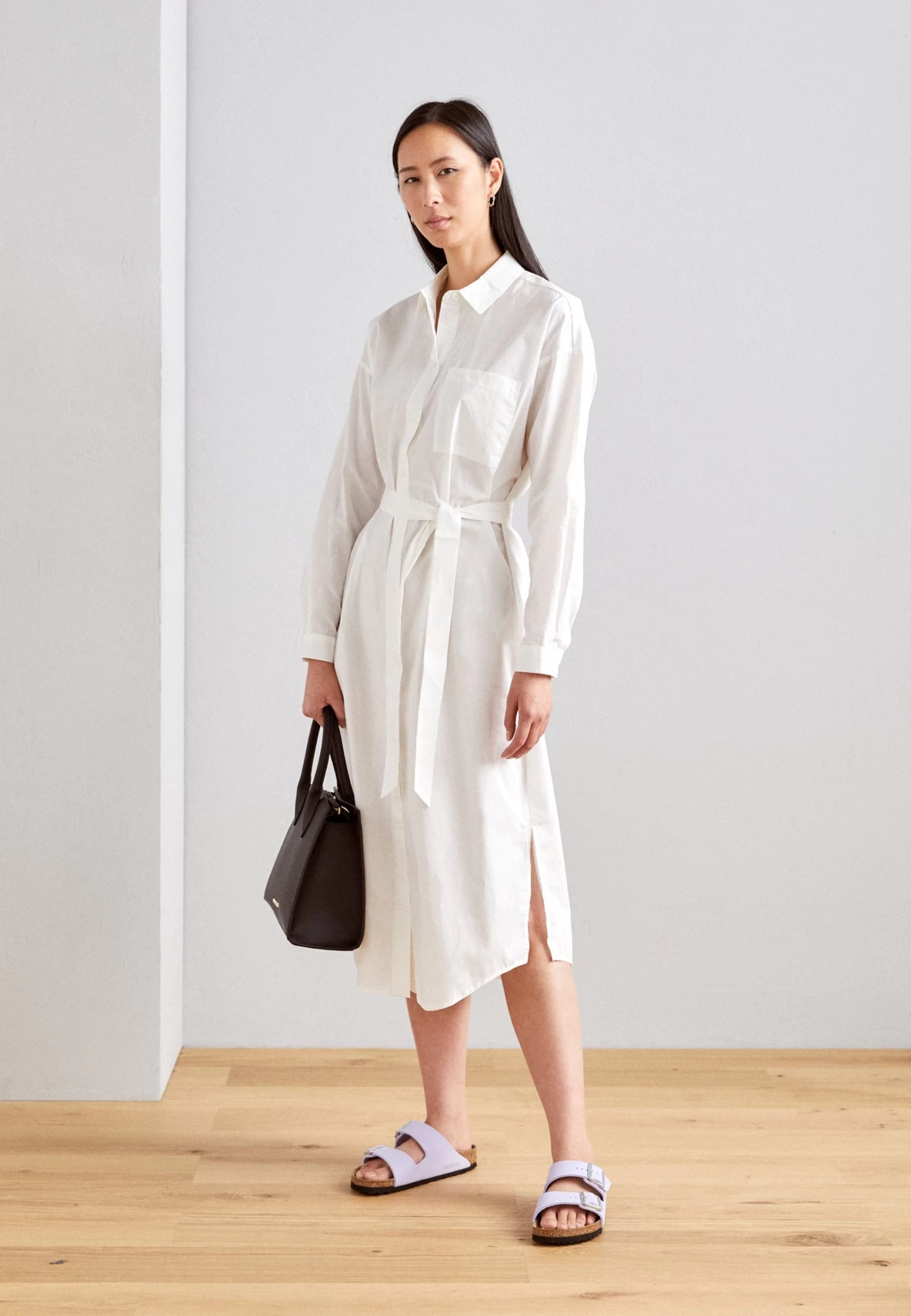 Birkenstock Arizona Vegan Narrow FitPantofoleSoft Purple Fog Donna Ciabatte E Zoccoli BI111A13D-I11 - immagine 4