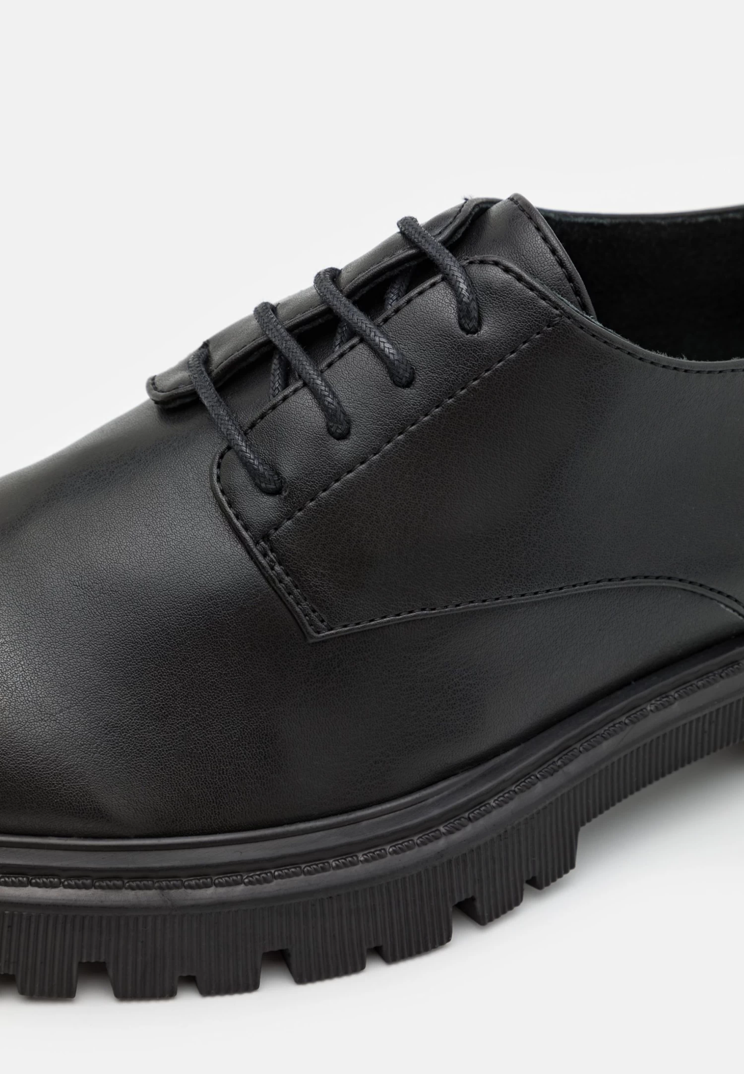 Leather UnisexStringate SportiveBlack Donna Scarpe Piatte ZI415M000-Q11 - immagine 6