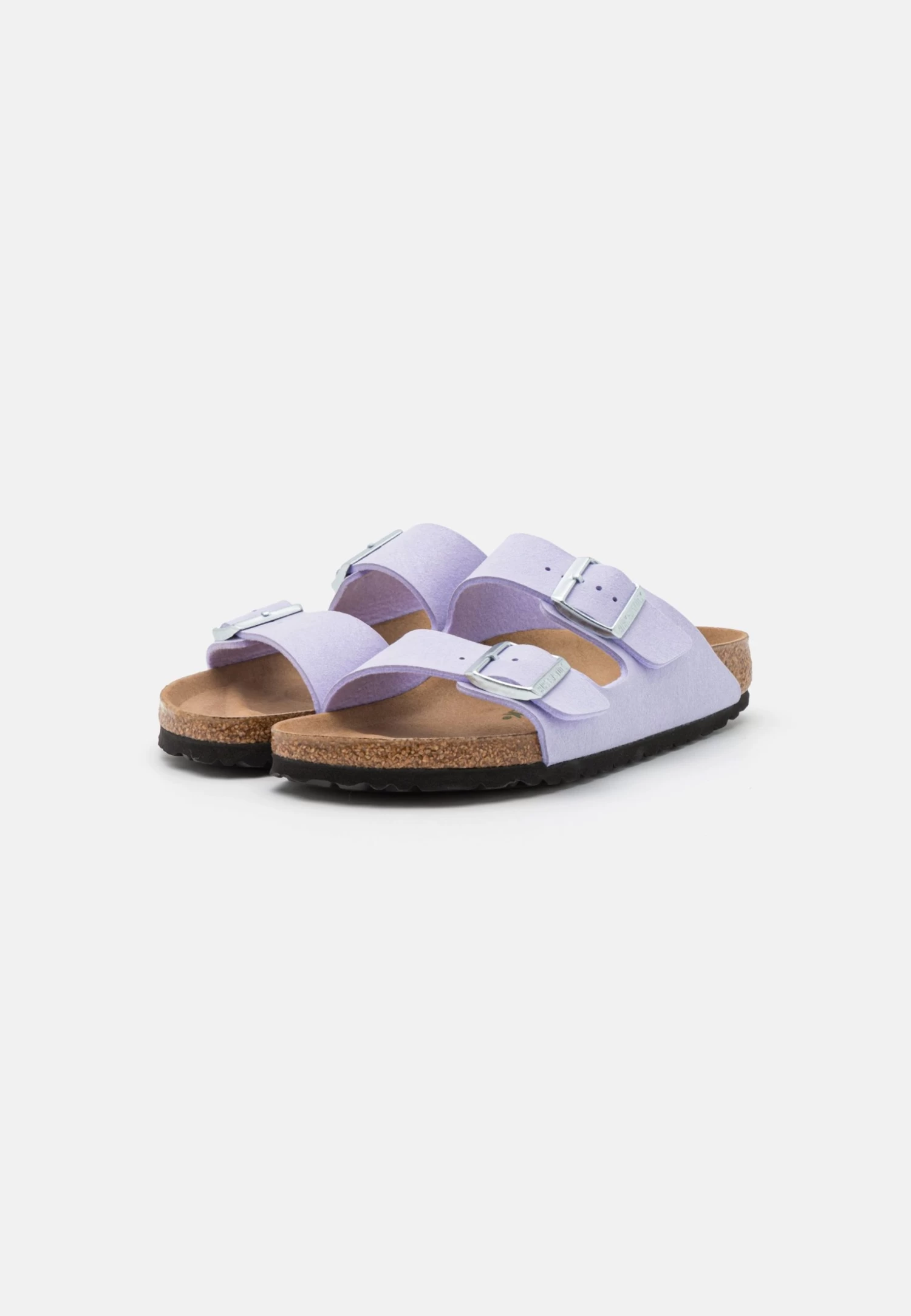 Birkenstock Arizona Vegan Narrow FitPantofoleSoft Purple Fog Donna Ciabatte E Zoccoli BI111A13D-I11 - immagine 5