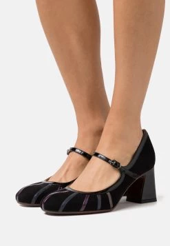 Chie Mihara AgutaDecolletéBlack/Grape/Navy/Iron Donna Scarpe Con Tacco CH211B0DI-Q11