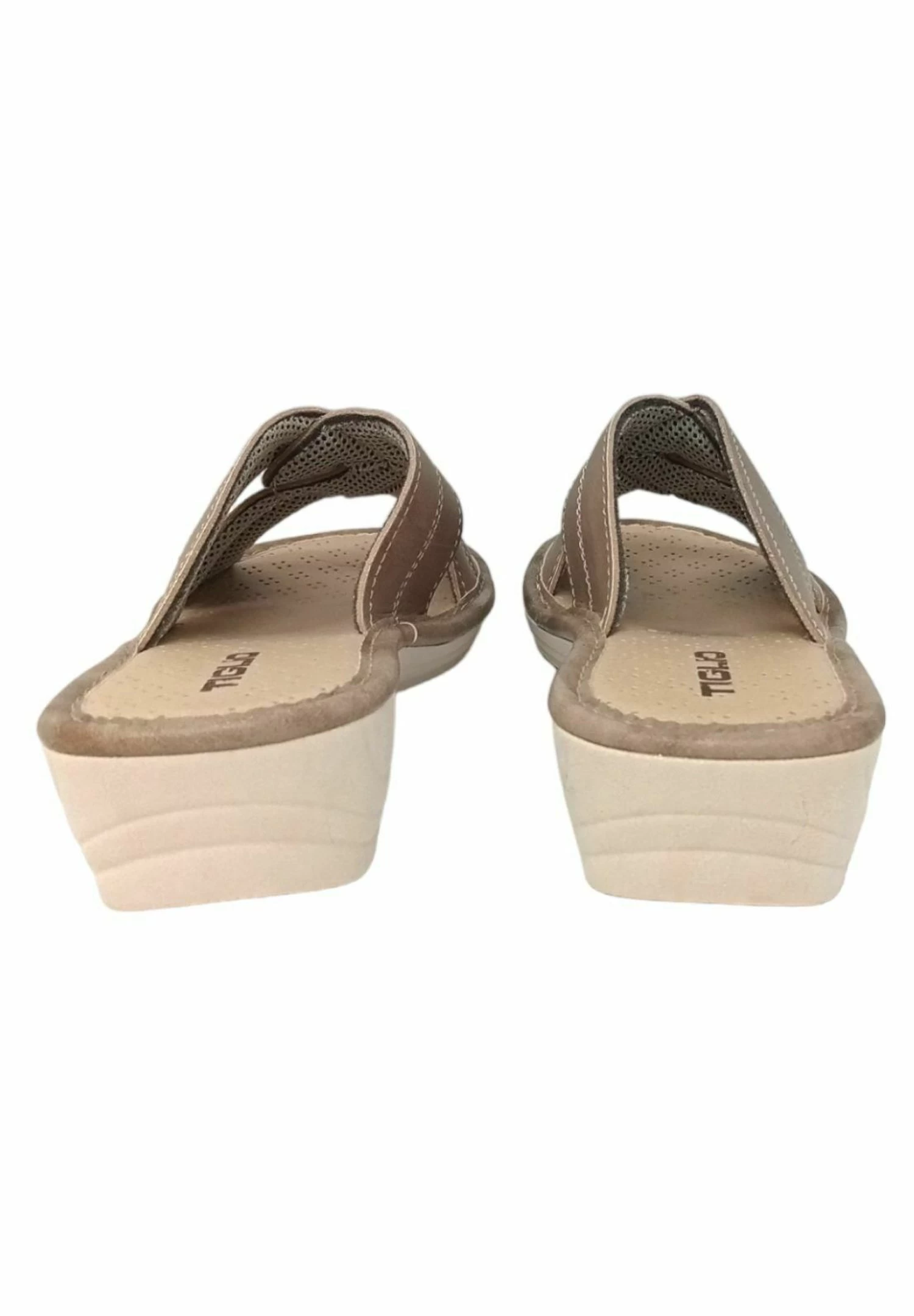 CiabattineBeige Donna Ciabatte E Zoccoli T9111A000-B11 - immagine 3