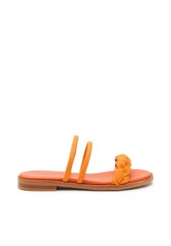 Sliders With StrapCiabattineOrange Donna Ciabatte E Zoccoli F5J11A02V-H11