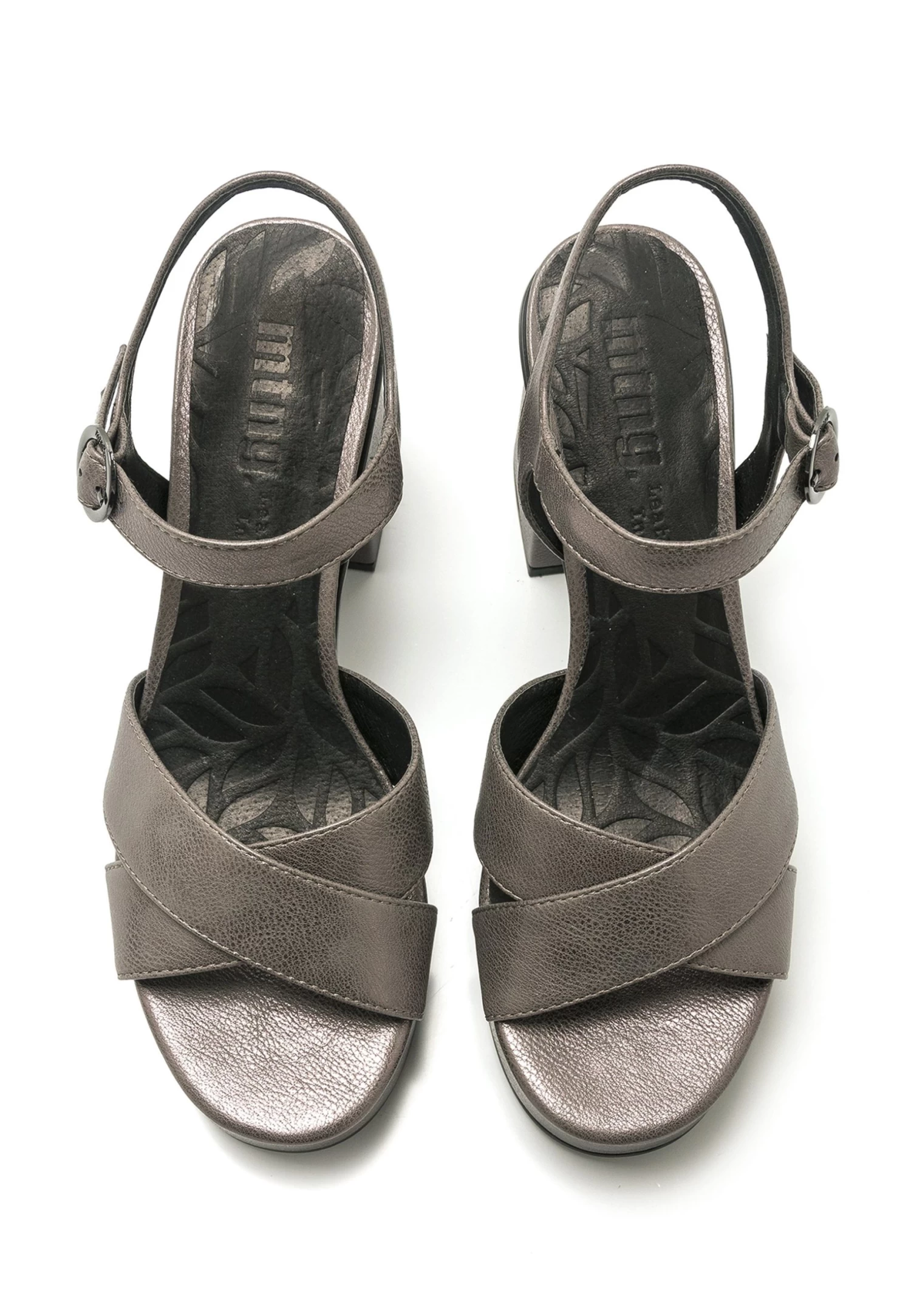 MTNG De Tac贸n - Sandali Con Tacco - Gris - immagine 4