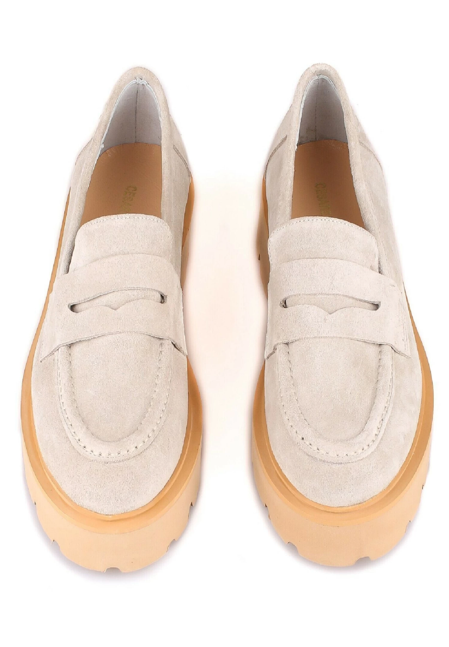 MocassiniBeige Donna Scarpe Piatte CEK11E028-B11 - immagine 10