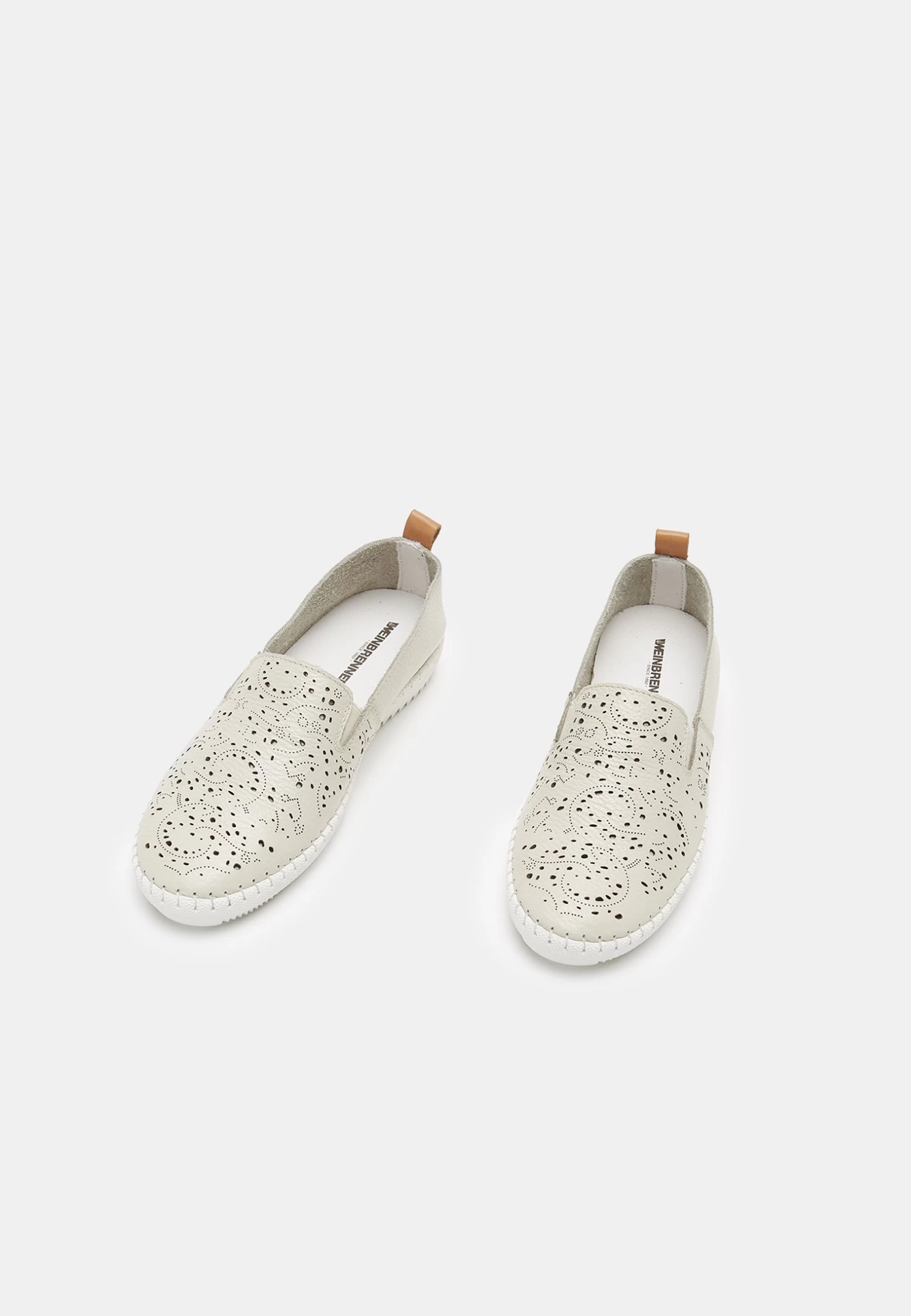 Bata In Traforata MocassiniWeiß Donna Scarpe Piatte BT911E00Z-A11 - immagine 2