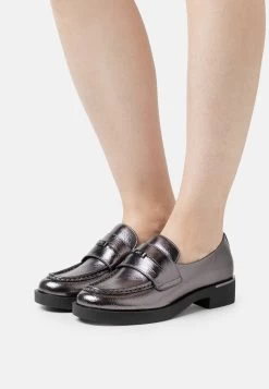 DKNY Ivette Dress LoaferScarpe Senza LacciGunmetal Donna Scarpe Piatte DK111E01H-C11