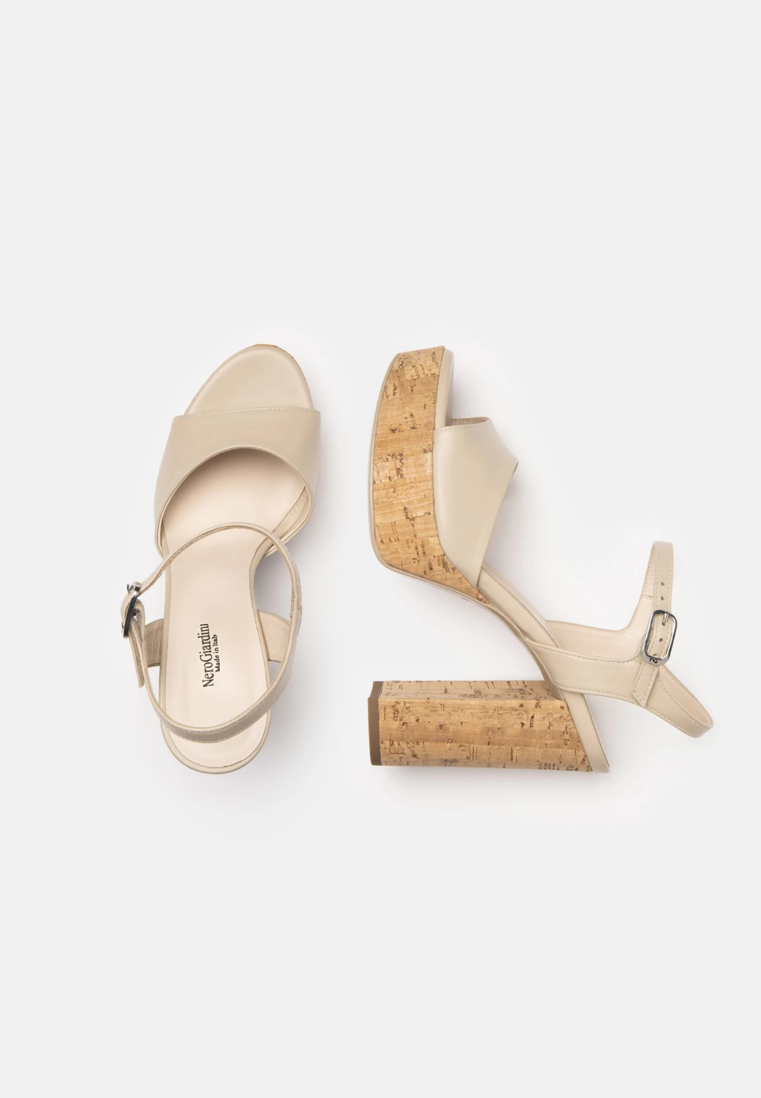 NeroGiardini Sandali Con TaccoLino Donna Tacchi Alti NET11A0OT-B11 - immagine 4