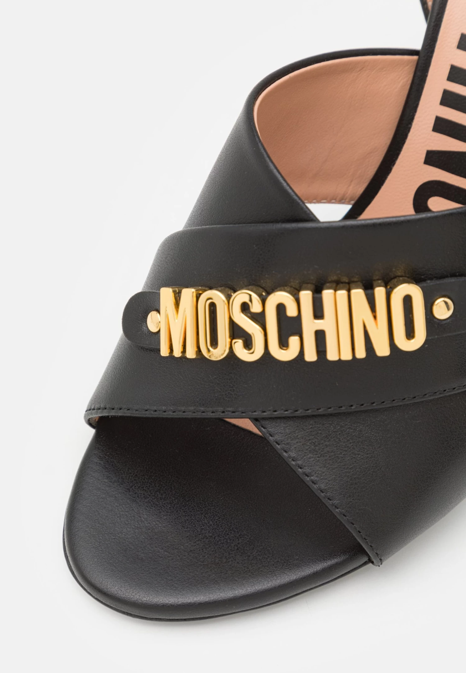 MOSCHINO SandaliNero Donna Tacchi Alti 6MO11A098-Q11 - immagine 6