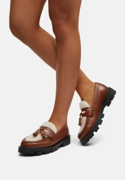 Aldo Loafers Ola Pillow Walk - Scarpe Senza Lacci - Cognac