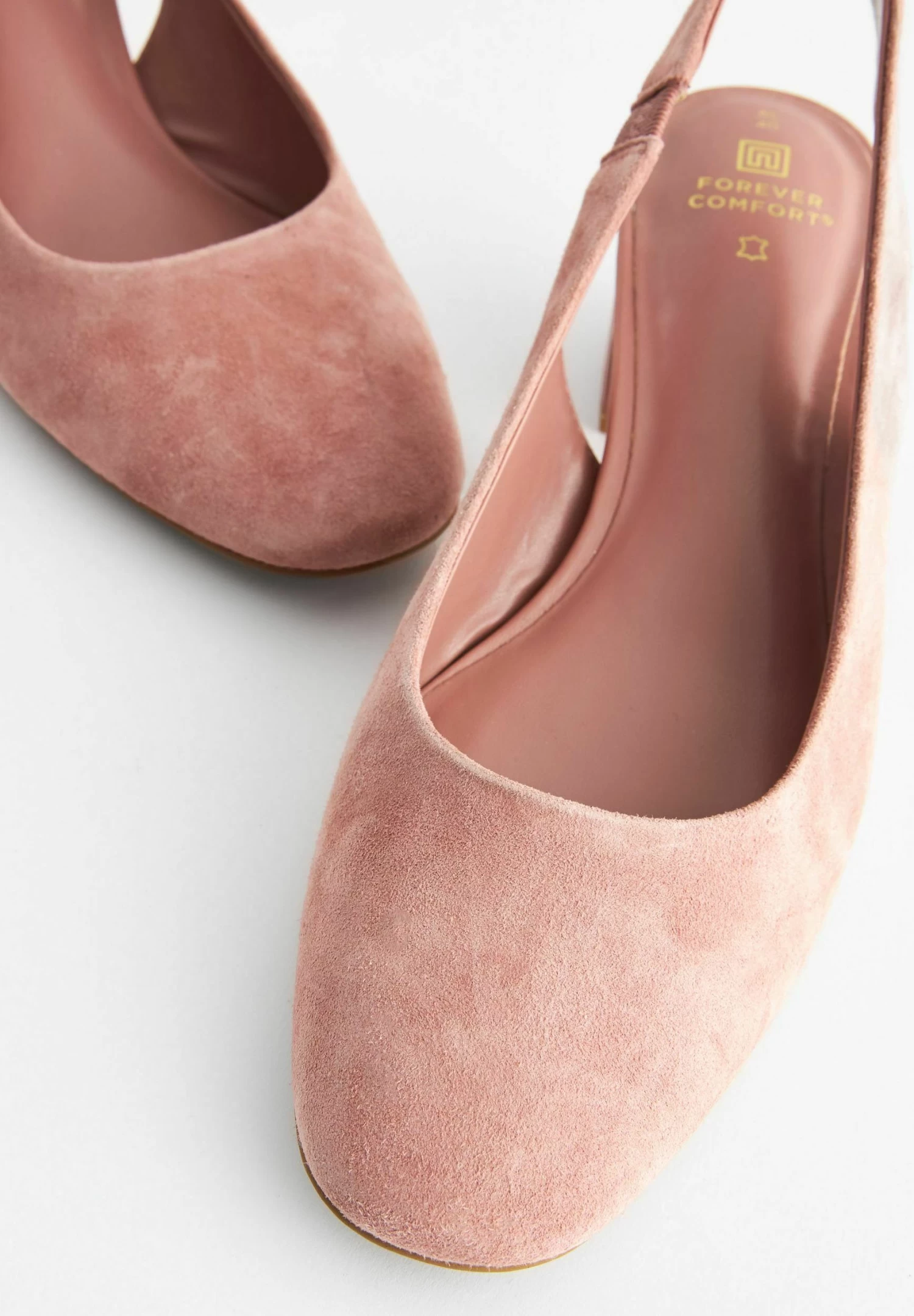 Next Forever Comfort Slingback Low Block Heels Regular Wide- Decolleté - Pink - immagine 3