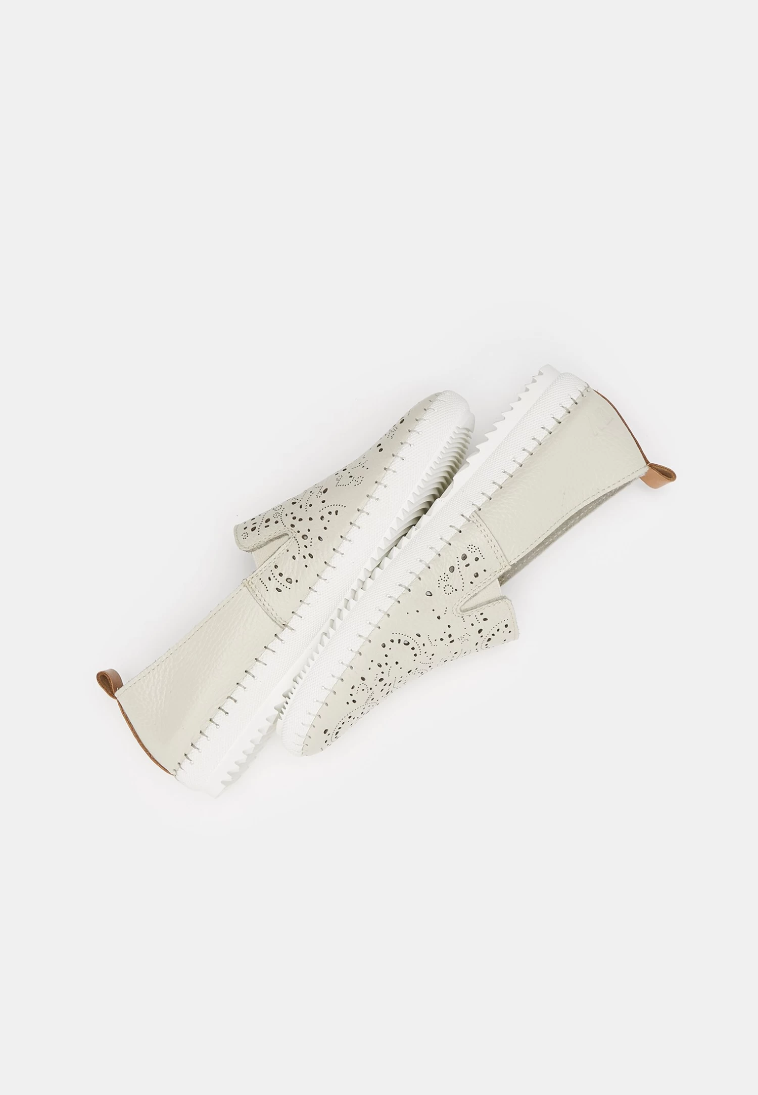 Bata In Traforata MocassiniWeiß Donna Scarpe Piatte BT911E00Z-A11 - immagine 4