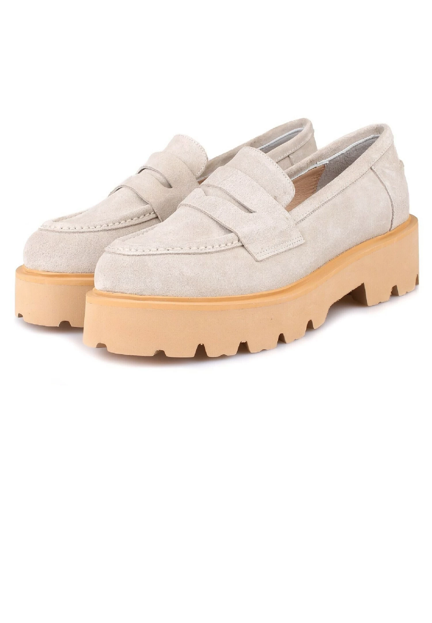 MocassiniBeige Donna Scarpe Piatte CEK11E028-B11 - immagine 9