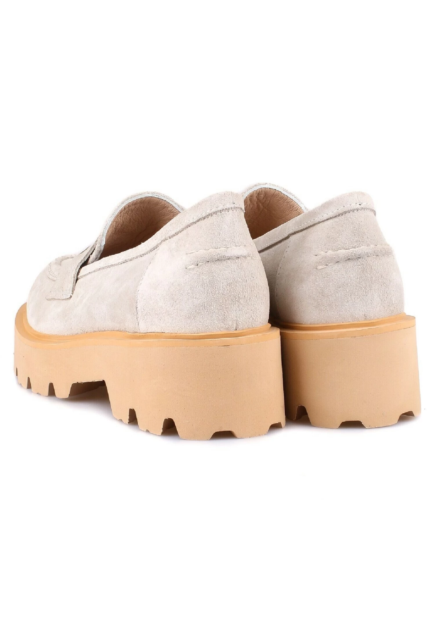 MocassiniBeige Donna Scarpe Piatte CEK11E028-B11 - immagine 11