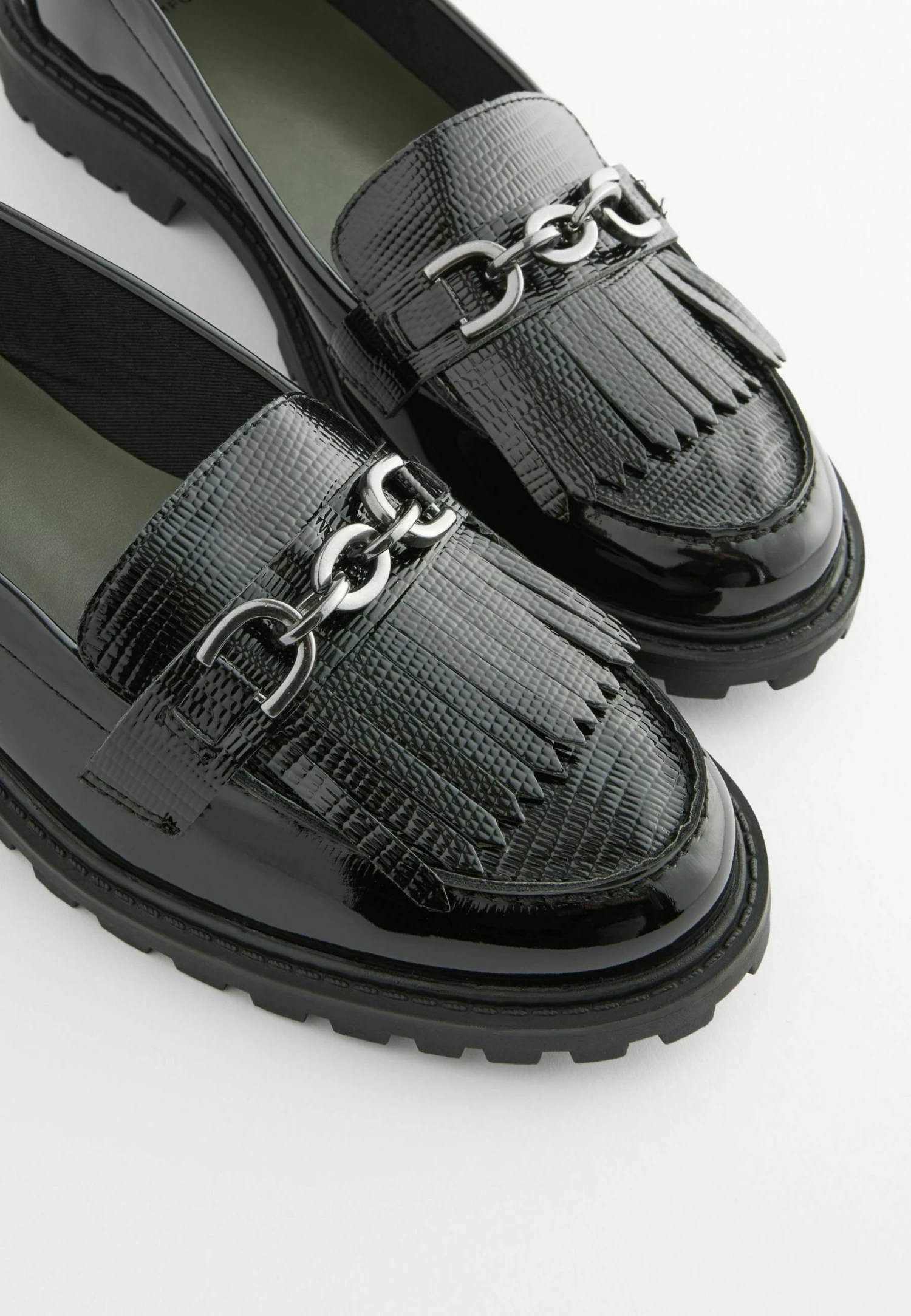 Next Forever Comfort® Chain Trim Scarpe Senza LacciBlack Donna Scarpe Piatte NX311E0AP-Q11 - immagine 7