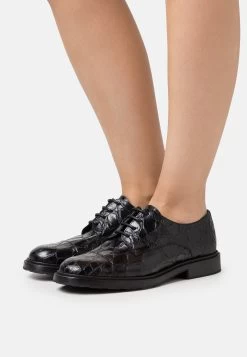 Wonders KikaStringateBlack Donna Scarpe Piatte WN111E02K-Q11