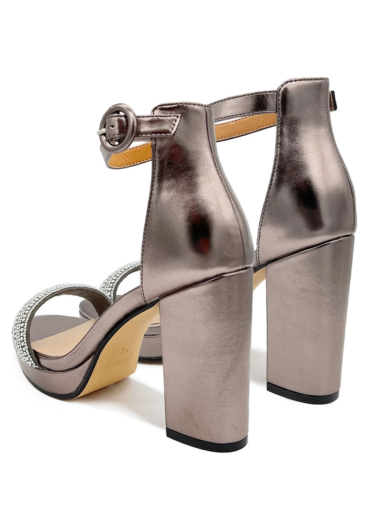 Sandali Con Tacco - Pewter - immagine 3