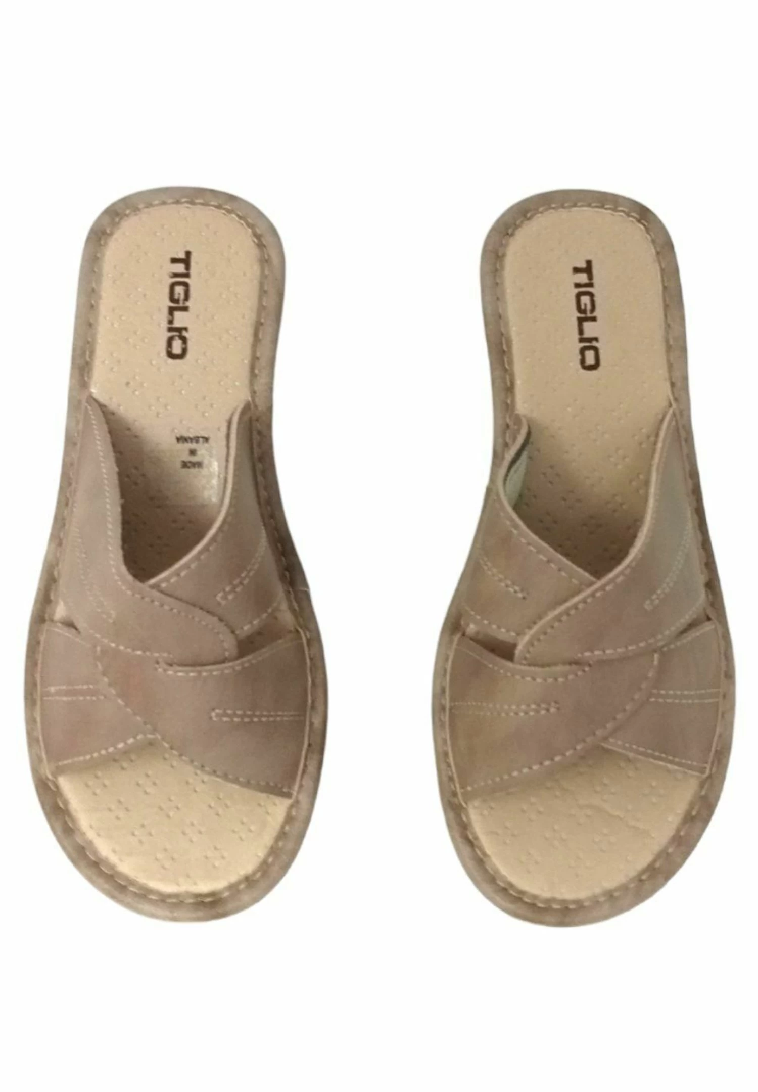 CiabattineBeige Donna Ciabatte E Zoccoli T9111A000-B11 - immagine 2