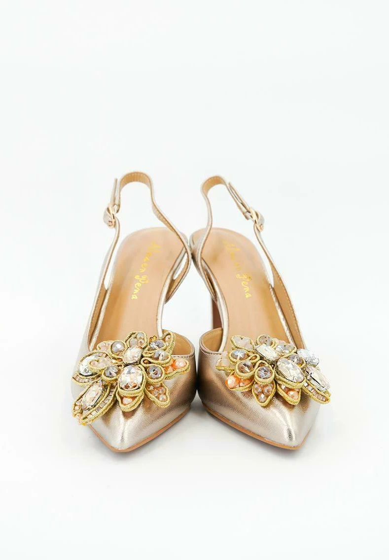 Alma En Pena Lagos - Decolleté - Gold - immagine 4