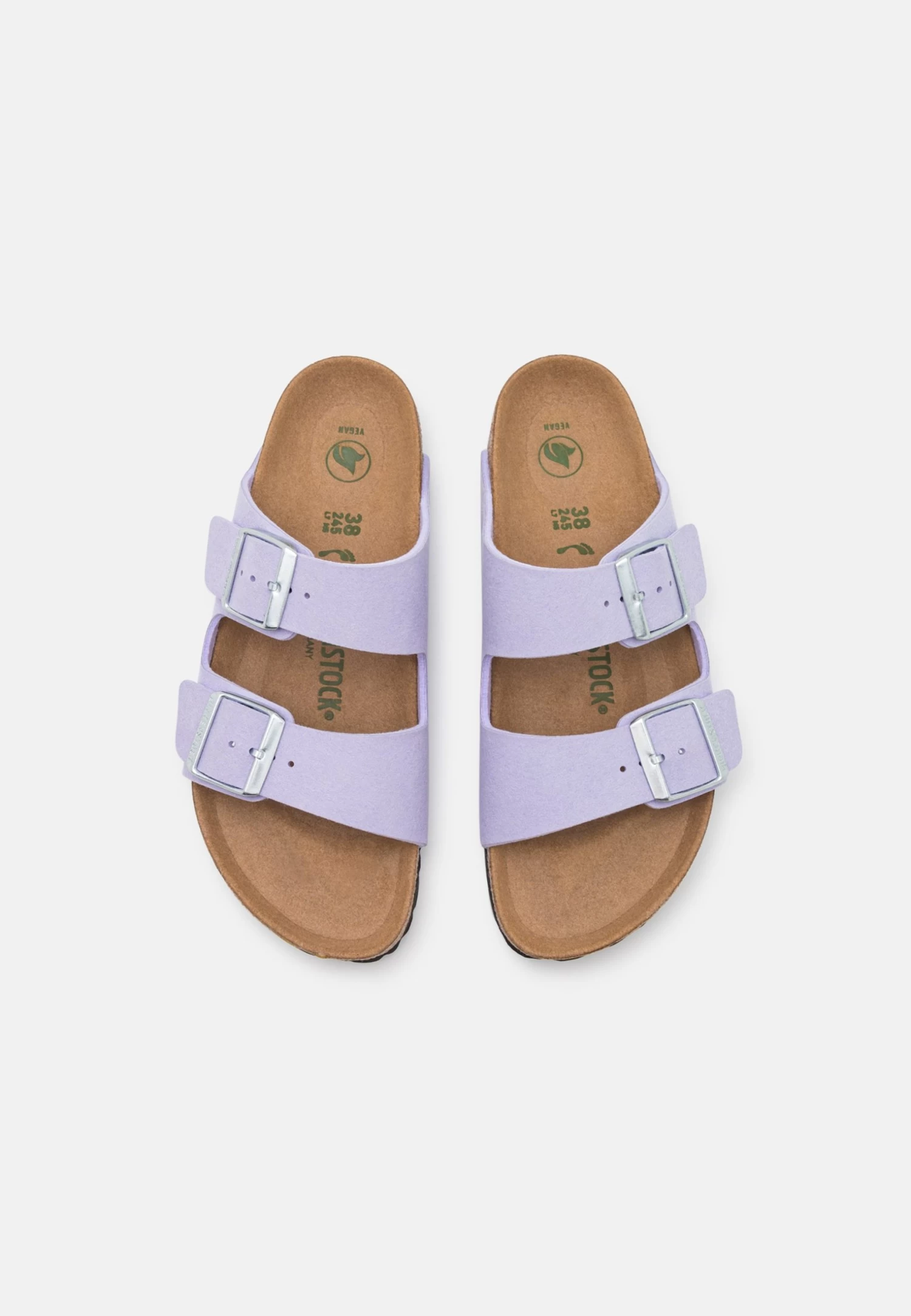 Birkenstock Arizona Vegan Narrow FitPantofoleSoft Purple Fog Donna Ciabatte E Zoccoli BI111A13D-I11 - immagine 8