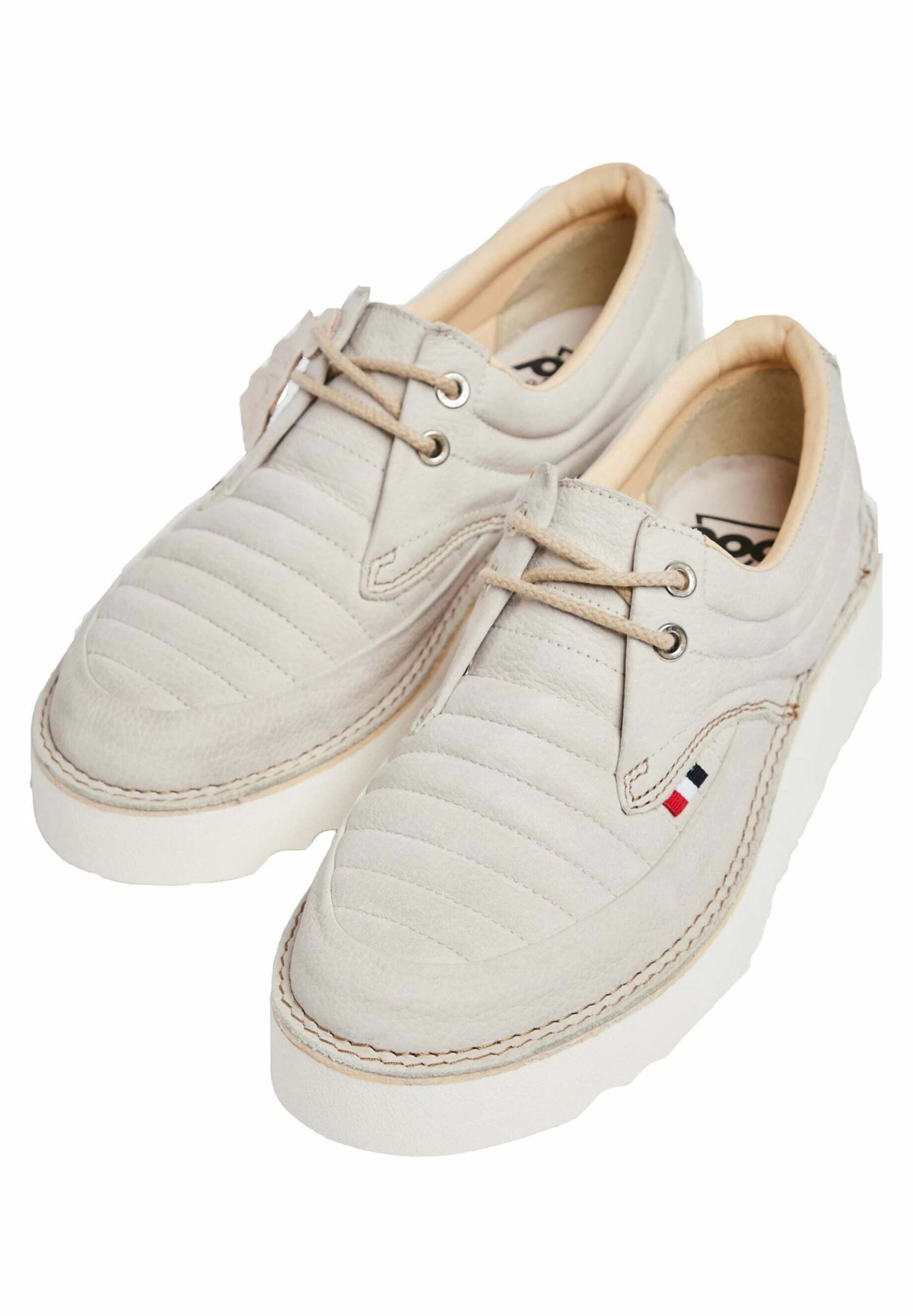 Pod AnnieStringate SportiveOff White Donna Scarpe Piatte P8Q11E000-A11 - immagine 2