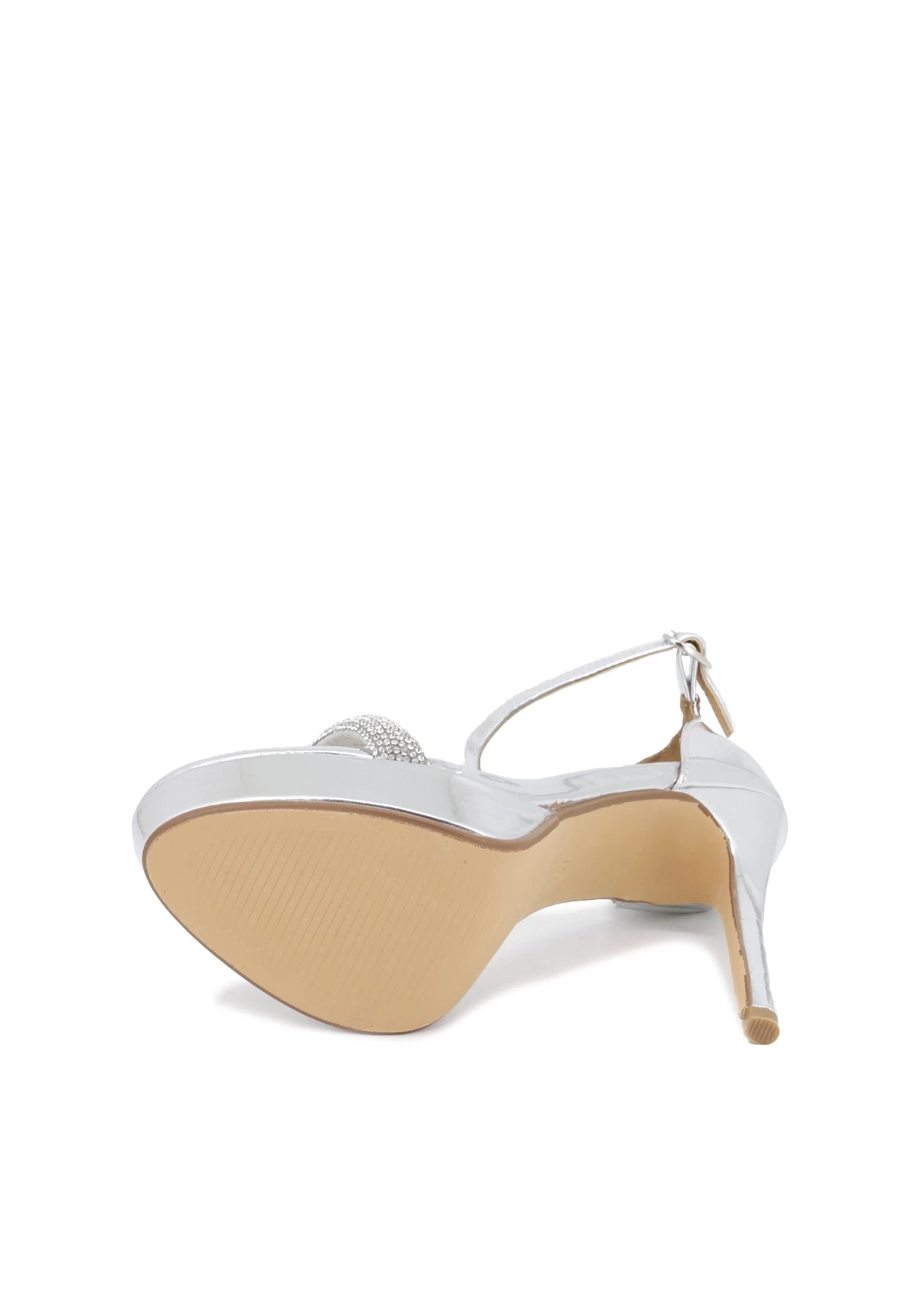 Sandali Con TaccoArgento Donna Tacchi Alti QUL11A08G-D11 - immagine 4