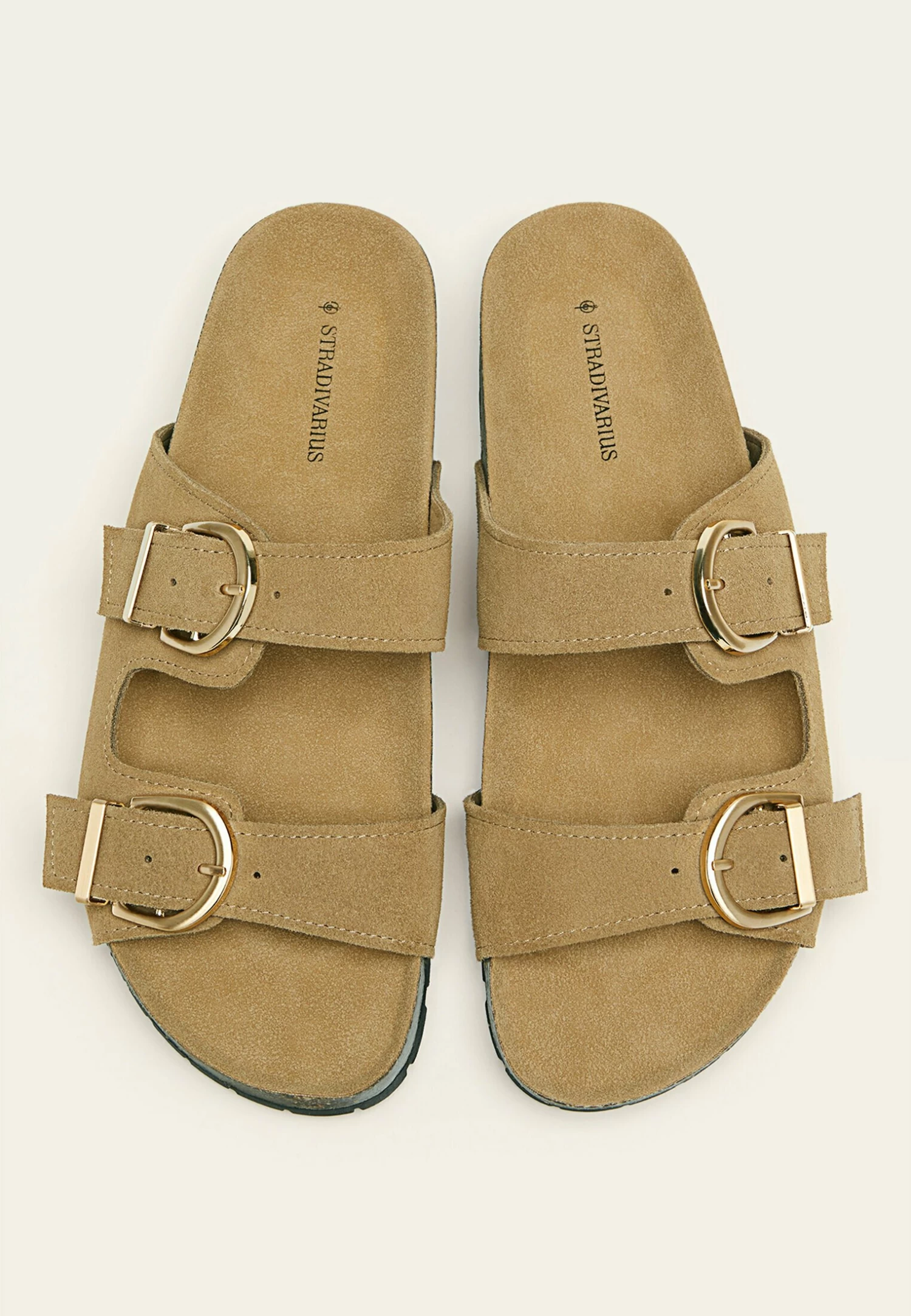 Stradivarius With Buckles CiabattineBeige Donna Ciabatte E Zoccoli STH11A0OH-B11 - immagine 4