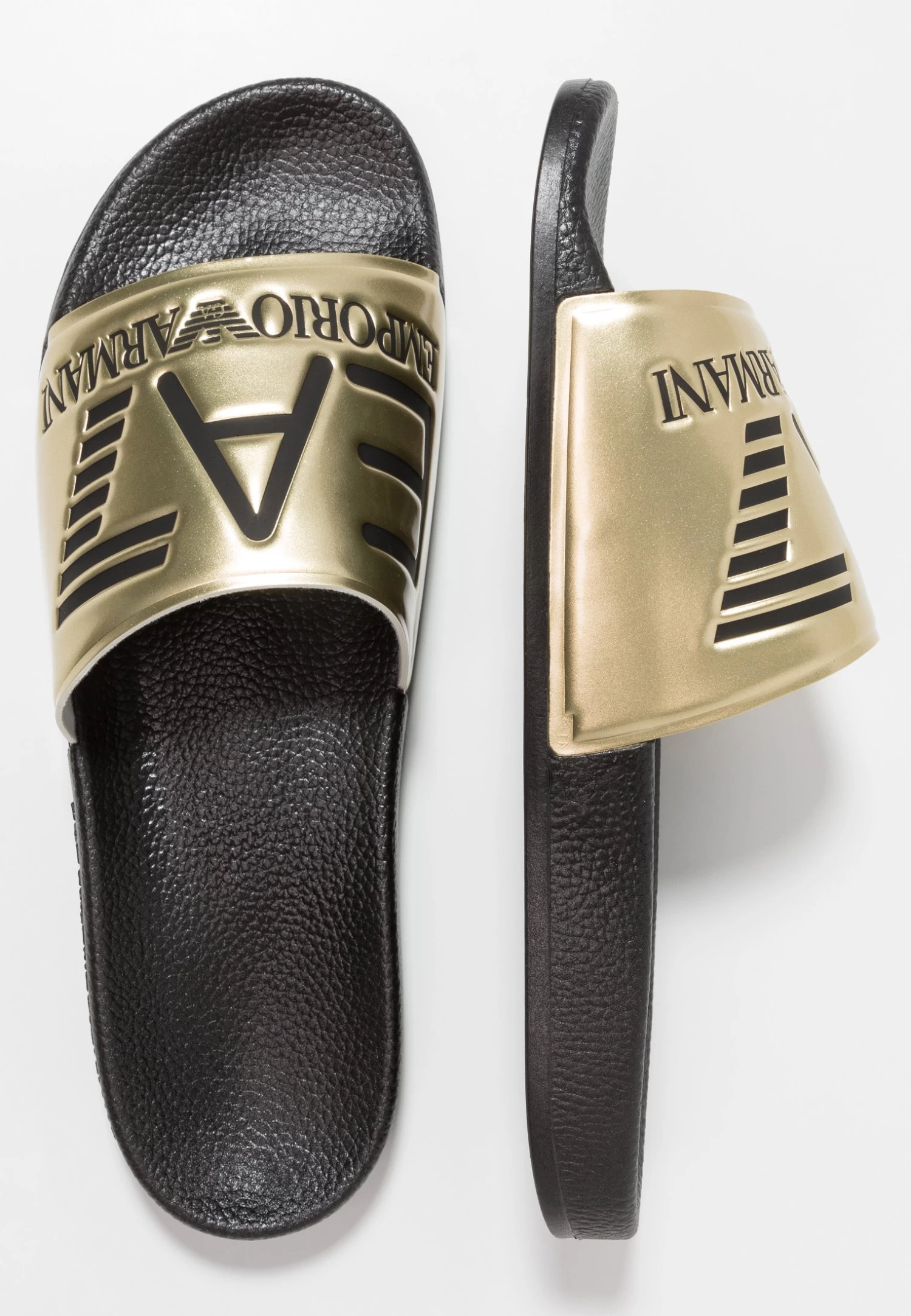 EA7 Emporio Armani Visibility UnisexCiabattineShiny Gold/Black Donna Ciabatte E Zoccoli EA712G003-F11 - immagine 2